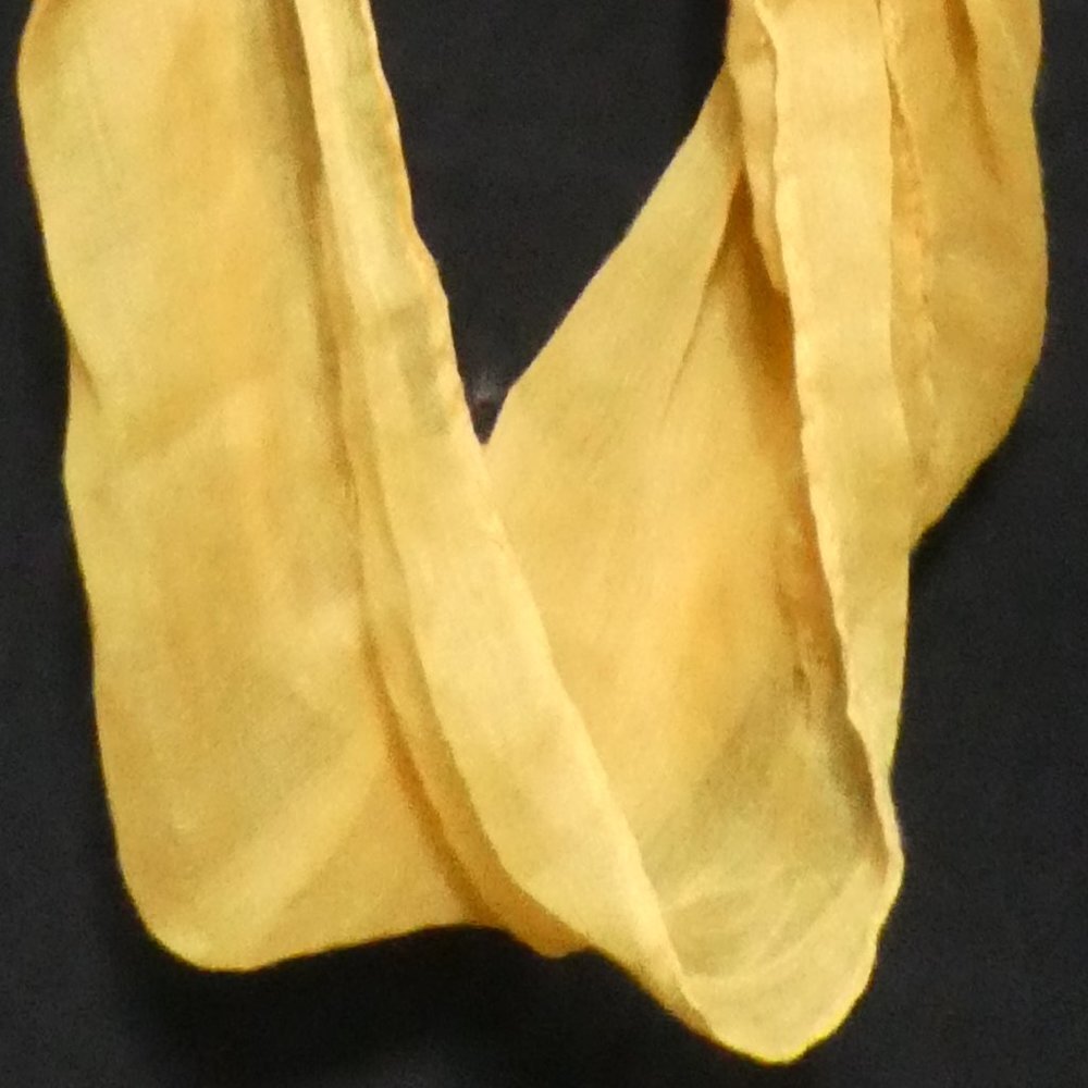 Sheer Yellow / Mustard Infinity Scarf